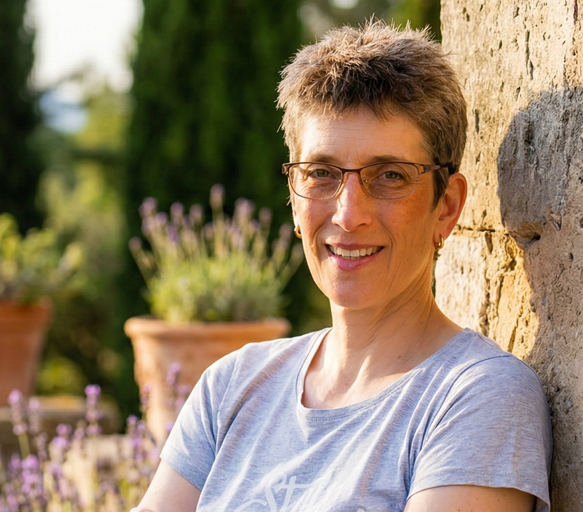 Schreiben an der Ardèche